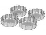 Silverwood Mini Quiche Trays - Set of 4 (9cm / 3.5 inch)
